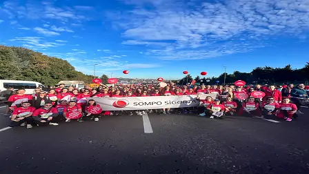 Sompo Sigorta Çalışanları 45. İstanbul Maratonu’nda İyilik Peşinde Koştu